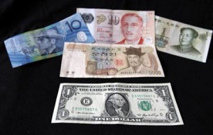 Dollar arises against the yen